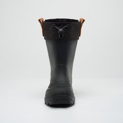 Black,Noir : Tundra Jr Kids Winter Boots - Front View
