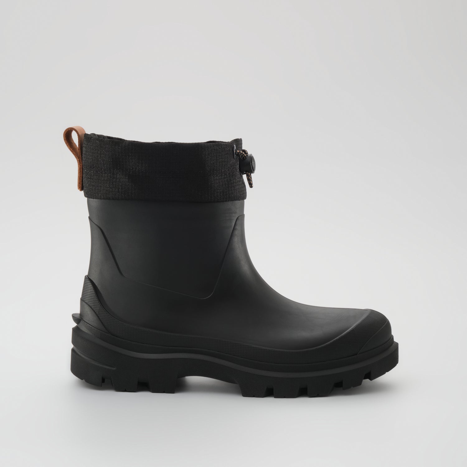 Black,Noir : Tundra Mid Men's Winter Boots - Side View
