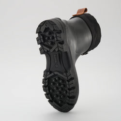 Black,Noir : Tundra Mid Men's Winter Boots - Outsole View