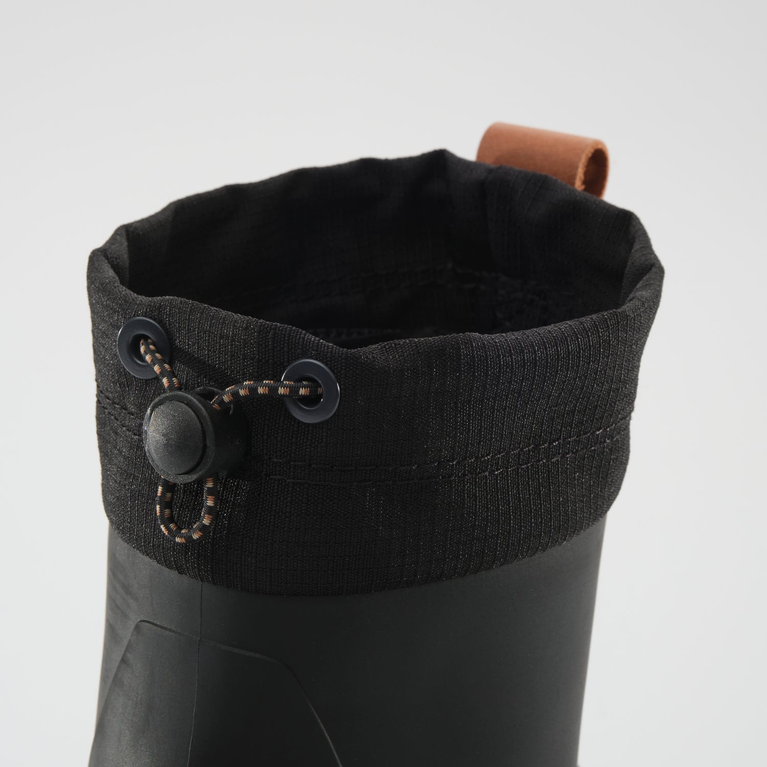 Black,Noir : Tundra Mid Men's Winter Boots - Top View