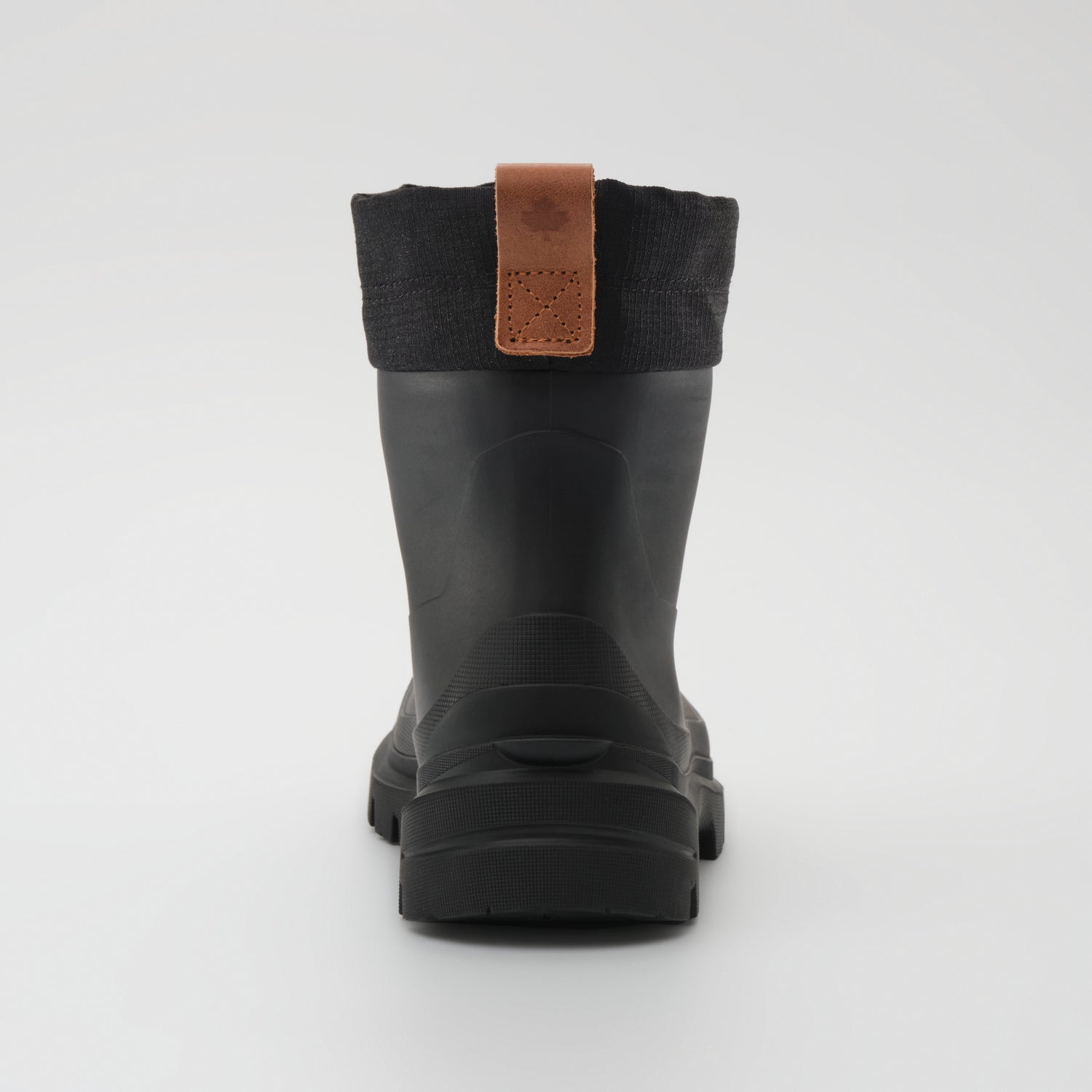 Black,Noir : Tundra Mid Men's Winter Boots - Back View