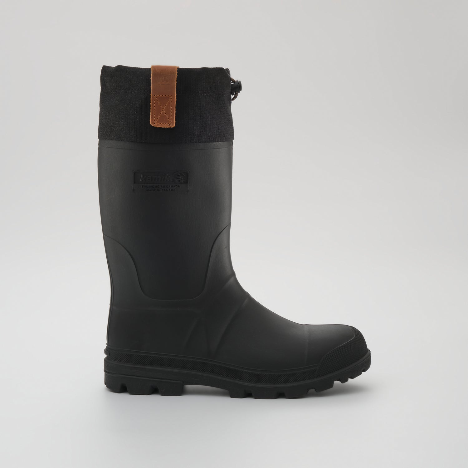 Black,Noir : Tundra Men's Winter Boots - Side View