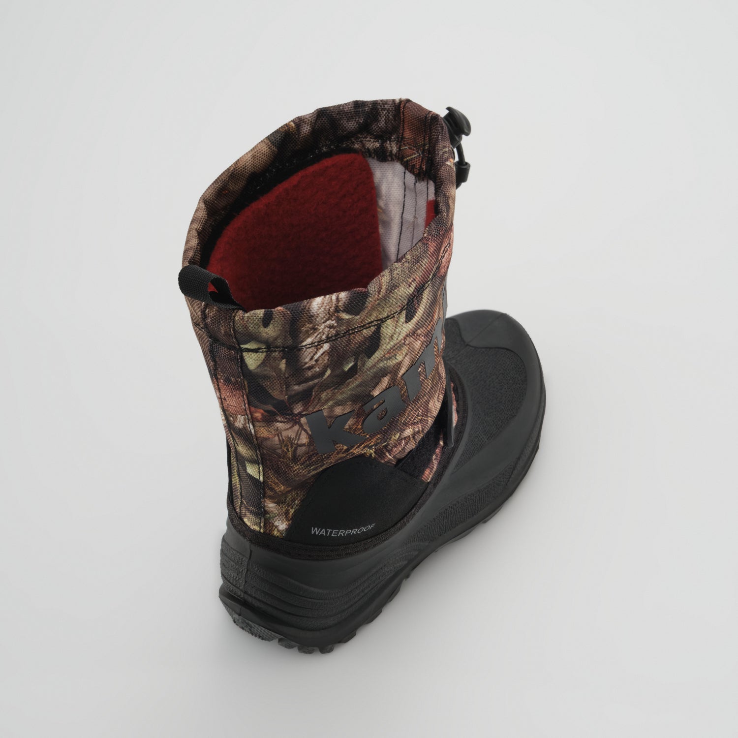Mossy Oak Break-Up Country : Waterbug 5 Kids Winter Boots - Three-Quarter Back View