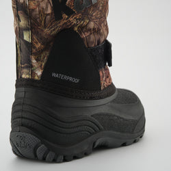 Mossy Oak Break-Up Country : Waterbug 5 Kids Winter Boots - Close-up Back View