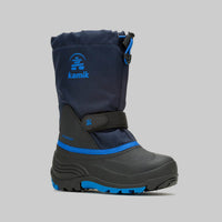 Navy Blue,Bleu marine : Waterbug 5 Kids Winter Boots - Main View