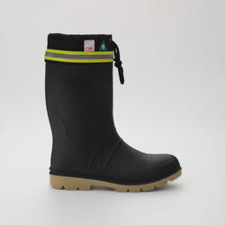 Black-Crepe,Noir-Crêpe : Work Horse Pro Men's Work Boots - Side View