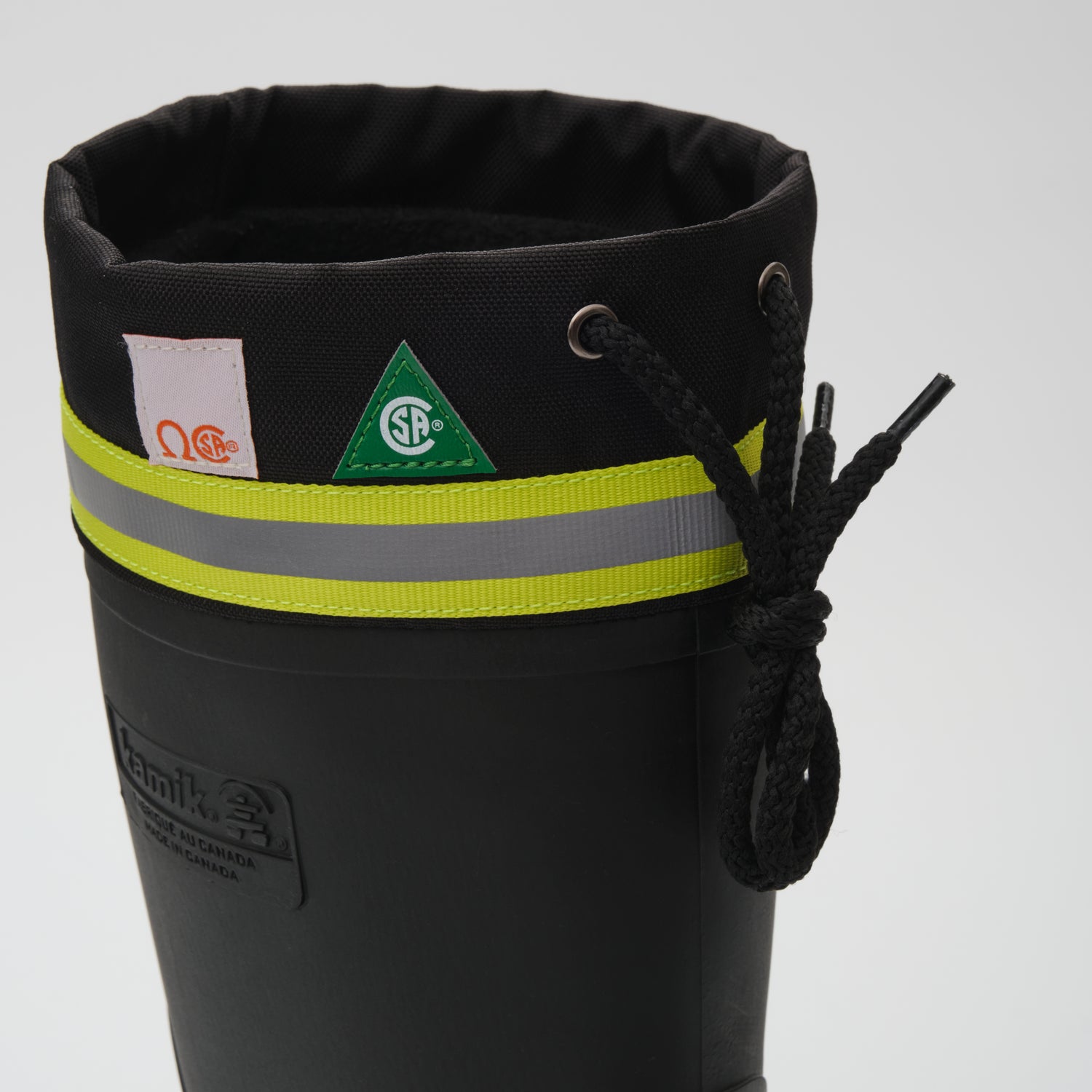Black-Crepe,Noir-Crêpe : Work Horse Pro Men's Work Boots - Bungee View