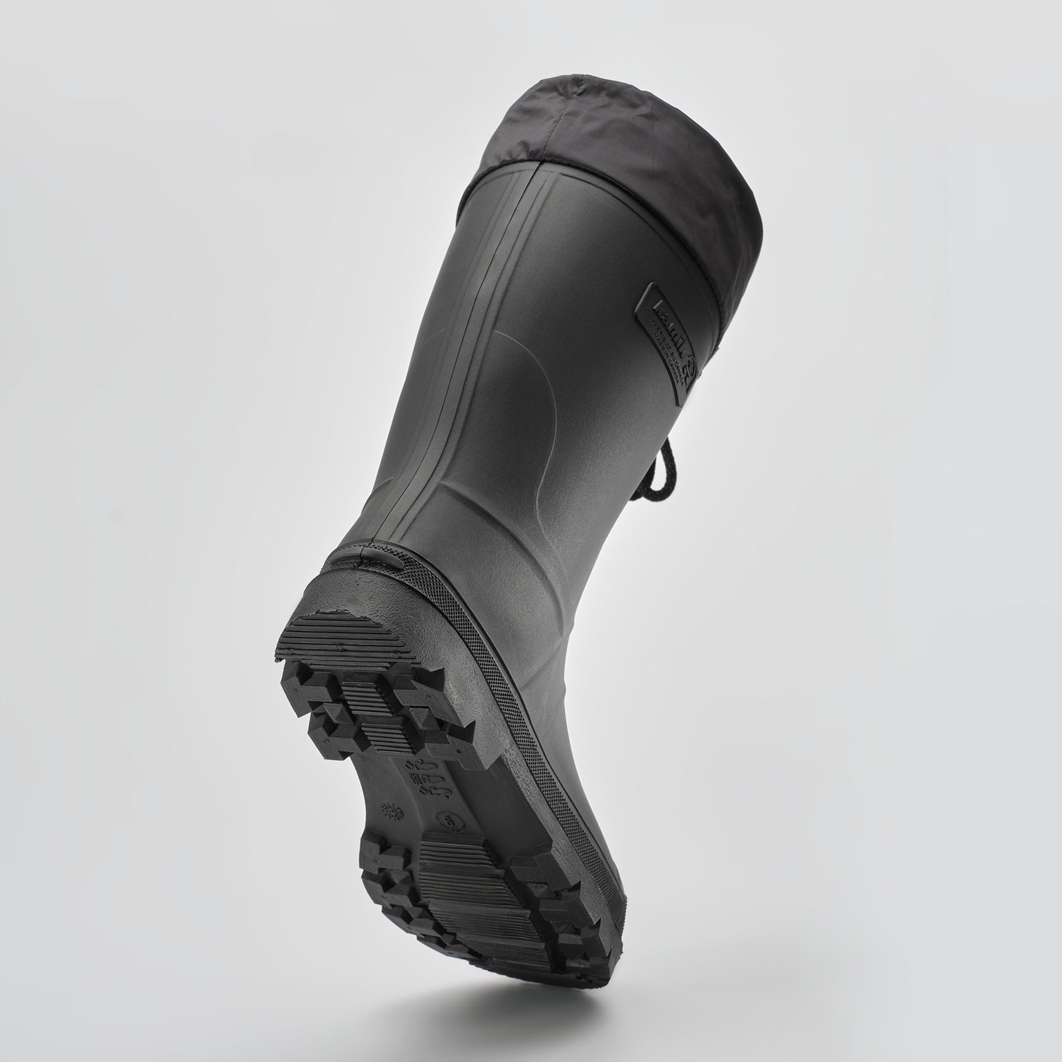 Black,Noir : Work Horse Men's Work Boots - Outsole View