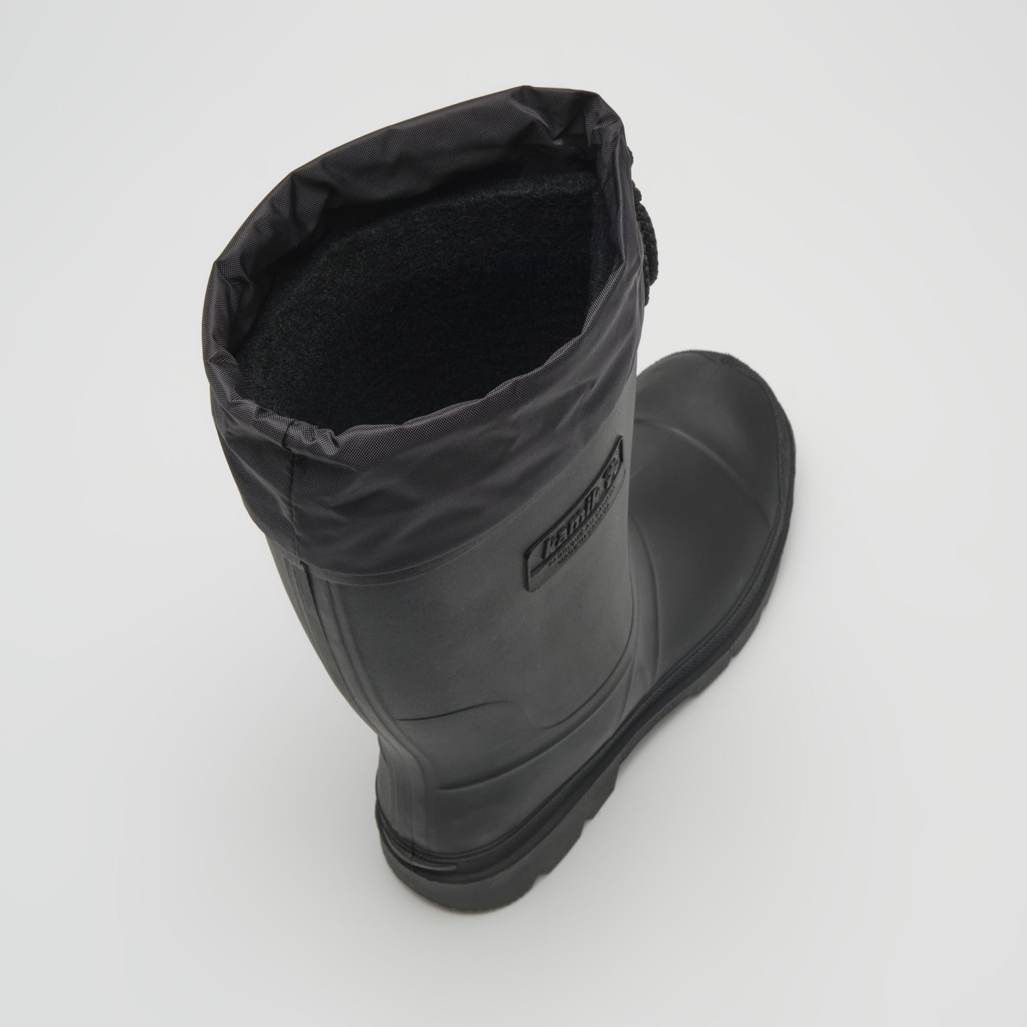 Black,Noir : Work Horse Women's Work Boots - Top View