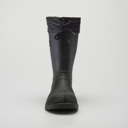 Black,Noir : Work Horse Women's Work Boots - Front View