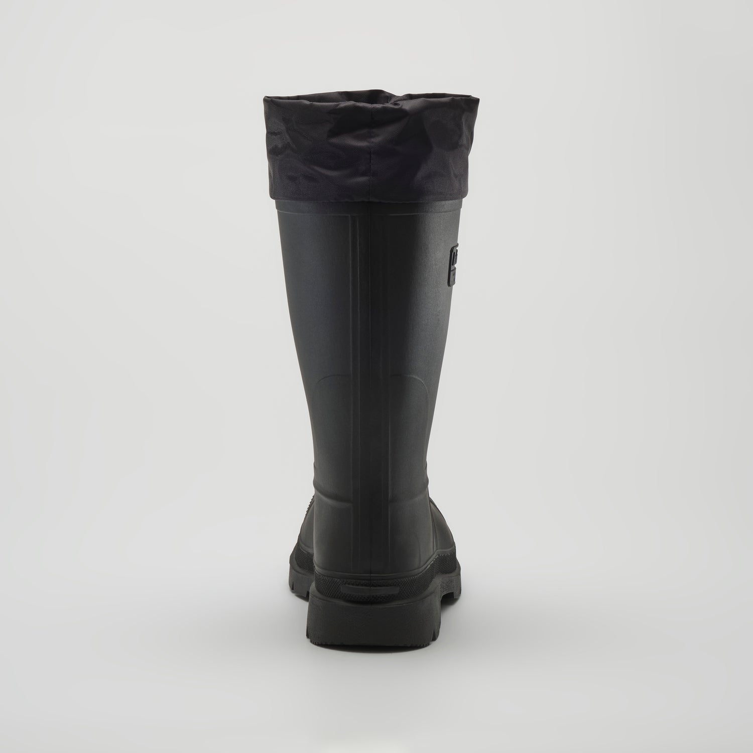Black,Noir : Work Horse Women's Work Boots - Back View