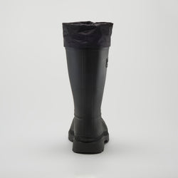 Black,Noir : Work Horse Women's Work Boots - Back View
