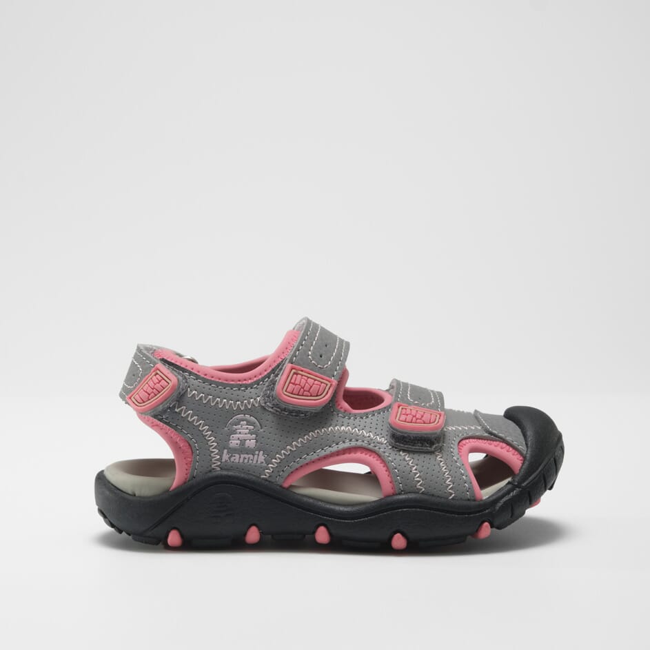 LIGHT GREY/PINK,GRIS PÂLE/ROSE : Seaturtle 2 - Toddlers Closed-Toe Sandals Inside View
