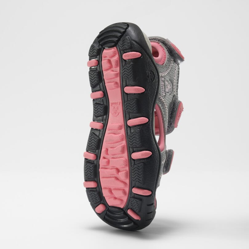 LIGHT GREY/PINK,GRIS PÂLE/ROSE : Seaturtle 2 - Toddlers Closed-Toe Sandals Alternate 3 View