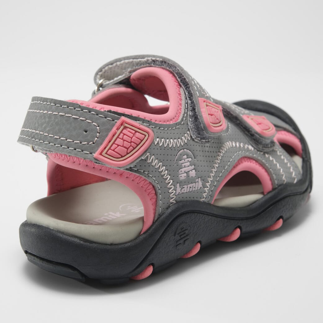 LIGHT GREY/PINK,GRIS PÂLE/ROSE : Seaturtle 2 - Toddlers Closed-Toe Sandals Alternate View