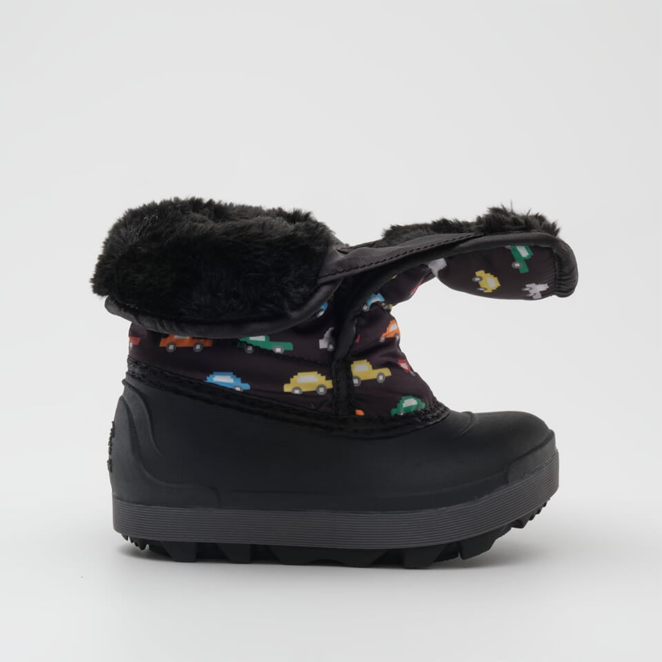 BLACK,NOIR : Snowbug 7 P - Winter Boots for Toddlers Inside View