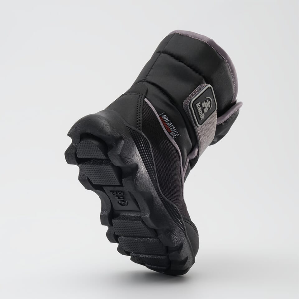 BLACK,NOIR : Snowland P - Winter Boots for Toddlers Sole View
