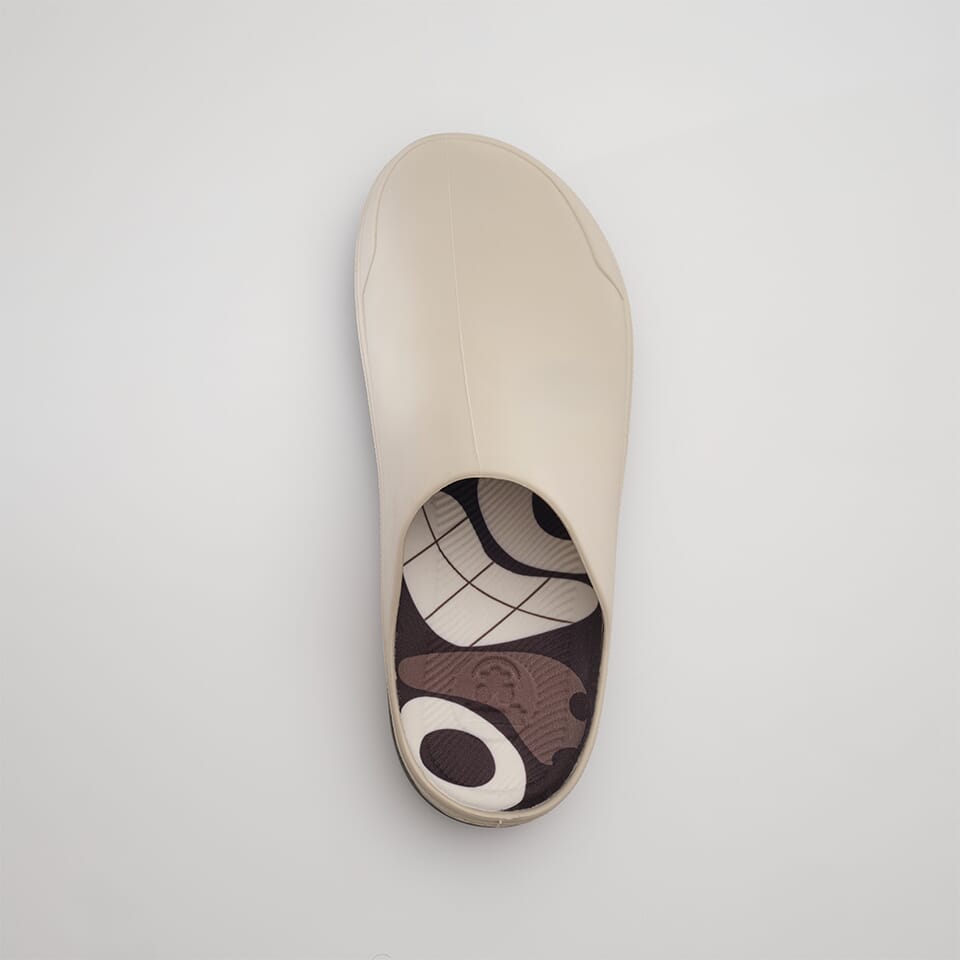GREEN,VERT/ROSE : Nova x Cécile Gariépy - Slip-On Clogs Sole View