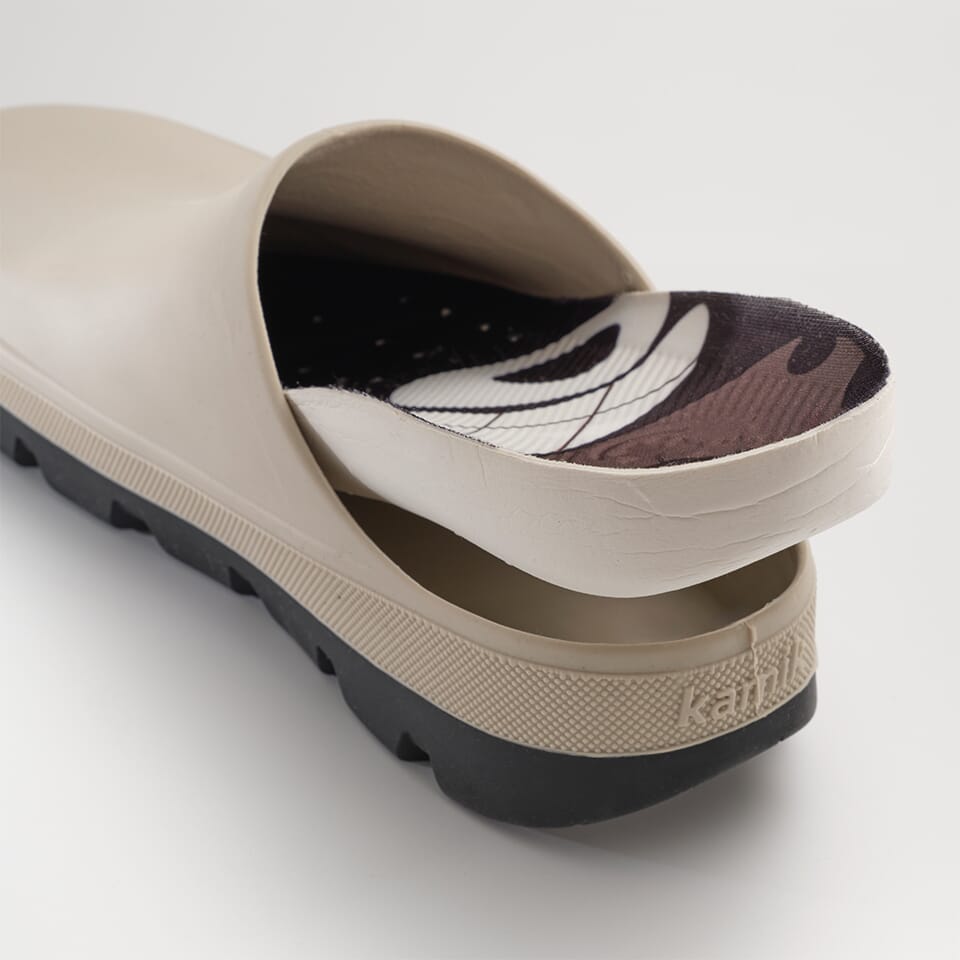 BLACK,GRIS/NOIR : Nova x Cécile Gariépy - Slip-On Clogs Inside View